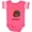 Football Pink and White, variant on Inktastic Gobble Wobble Turkey Boys or Girls Baby Bodysuit