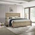 thumbnail image 6 of Roundhill Furniture Arena Contemporary Wood Panel King Bed in Weathered Sand, 6 of 6