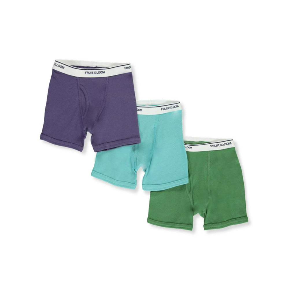 Fruit of the Loom - Fruit of the Loom Boys' 3-Pack Boxer Briefs ...