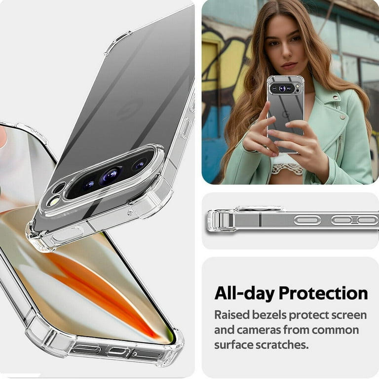 Cover Trasparente Logo Compatibile Con Magsafe Per Google Pixel 9 Pro Xl