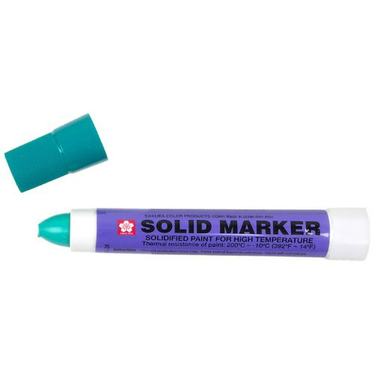 Sakura Solidified Paint Solid Marker, Green (Box of 12)
