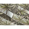 thumbnail image 3 of Ambesonne Palm Trees Quilted Coverlet 3 Pcs, Neutral Exotic Woods Art, King Size, Pale Olive Green Umber, 3 of 4