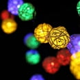 thumbnail image 3 of 10 Pcs Ornements Colorés Frais Mariage Fête Osier Rotin Blanc, 3 of 8