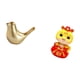 thumbnail image 3 of Figura de pájaro,Figura de pájaro dorado,decoración para el hogar,estatua de animal,Estatuas decorativas de pájaros pequeños,accesorios de exhibición,Estatua de serpiente china,Estatua de, 3 of 6