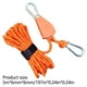 thumbnail image 2 of Cuerda reflectante de la línea de sujeción de la tienda de 6 mm x 5 m | Sistema de poleas metálicas ajustables | Cuerda de nylon con revestimiento reflectante para acampar Lonas de senderismo Toldos, 2 of 3