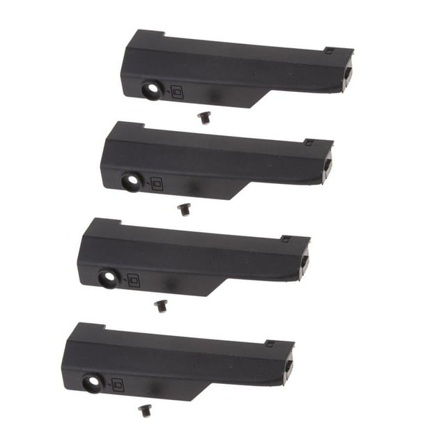 4x Reempzo De Cubierta De De Disco Duro HDD Parte Del Bisel Compatible Con T410 T410i, Negro Baoblaze Cubierta de la unidad de disco duro HDD