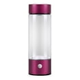 thumbnail image 1 of Billuyoard Botella de agua rica en hidrógeno de acero inoxidable alimentada por antideslizante a prueba de golpes 420ml taza cilíndrica redonda Accesorios para electrodomésticos Rosa roja Billuyoard HA084653-04, 1 of 6