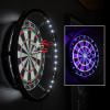 thumbnail image 4 of Accudart Nighthawk 2 in 1 LED/Blacklight Bristle Dartboard Surround Set - Official Size Dartboard - 360 Degree Lighting - Blacklight and Bright LED Lighting Modes - Includes Glow-in-the-Dark Dart Set, 4 of 4