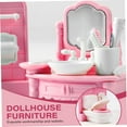 thumbnail image 3 of Dollhouse Furniture Set Accessories,Small Dollhouse Miniature Pretend Play Family Toys Gift,Toddler Boy Girl Kid 3Y+ Mini Bedroom/Livingroom/Bathroom/Kitchen, 3 of 8