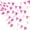 Pink White, variant on 6PCS Colorful Pennant Banner Multicolor Felt Fabric Pennant Banners Carnival Bunting for Birthday Party Festival Decorations