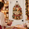 Christmas Kitchen Wooden Door Sign with Baking Tools for Front Entry ...