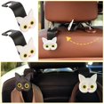 thumbnail image 4 of Wmool 3D cartoon cat car seat headrest hook universal Car seat hook, 4 of 8