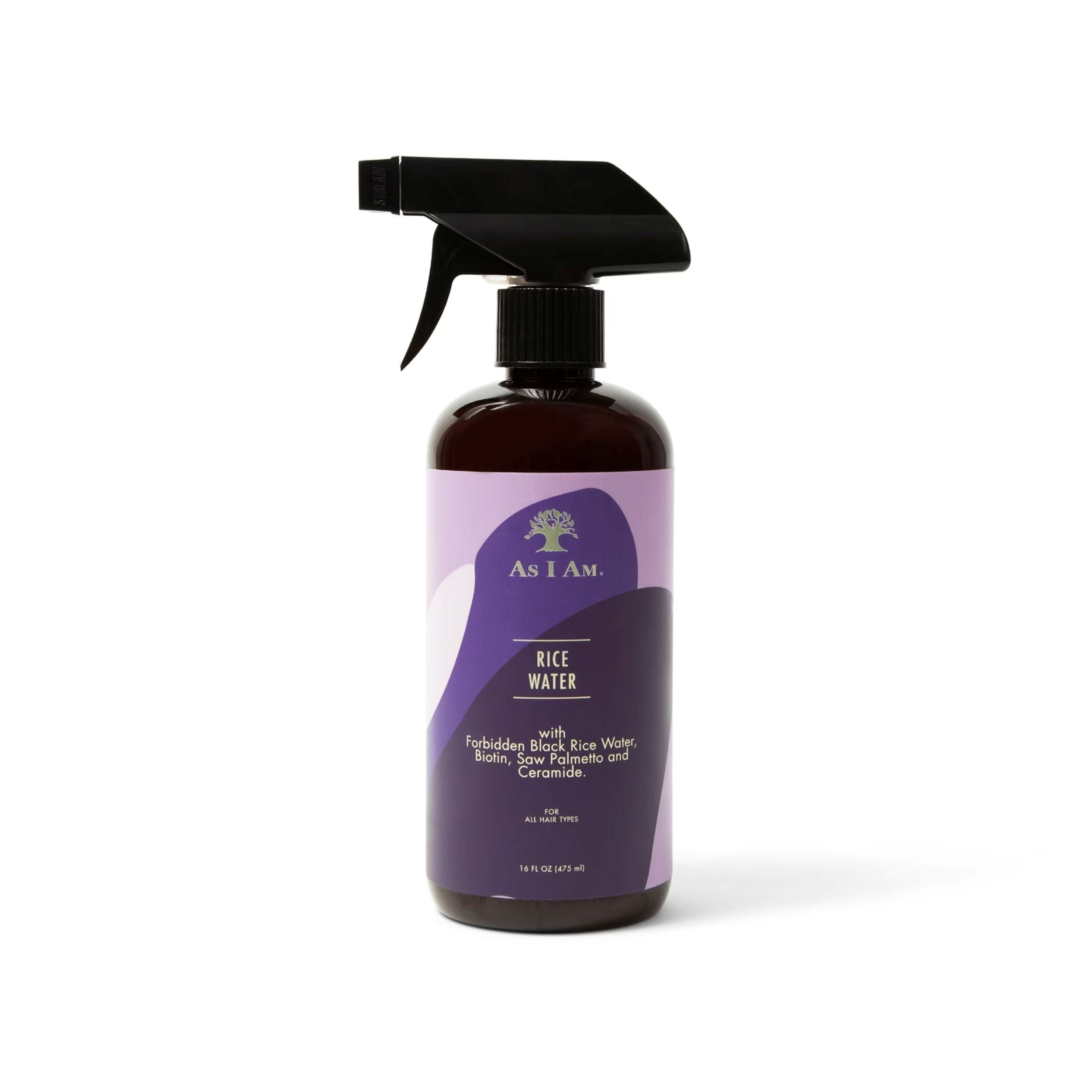 (6 pack) As I Am Rice Water Hair Strengthening Spray for Breakage and Weak Hair Moisture Support 16 fl oz with Forbidden Black Rice, Saw Palmetto, Biotin