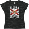 thumbnail image 3 of Inktastic Established March 3, 1845 Florida Flag Women's T-Shirt, 3 of 5