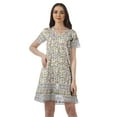 thumbnail image 1 of Moomaya Printed Cotton Flex Beach Party Plus Size Womens Summer Casual Dresses, 1 of 1
