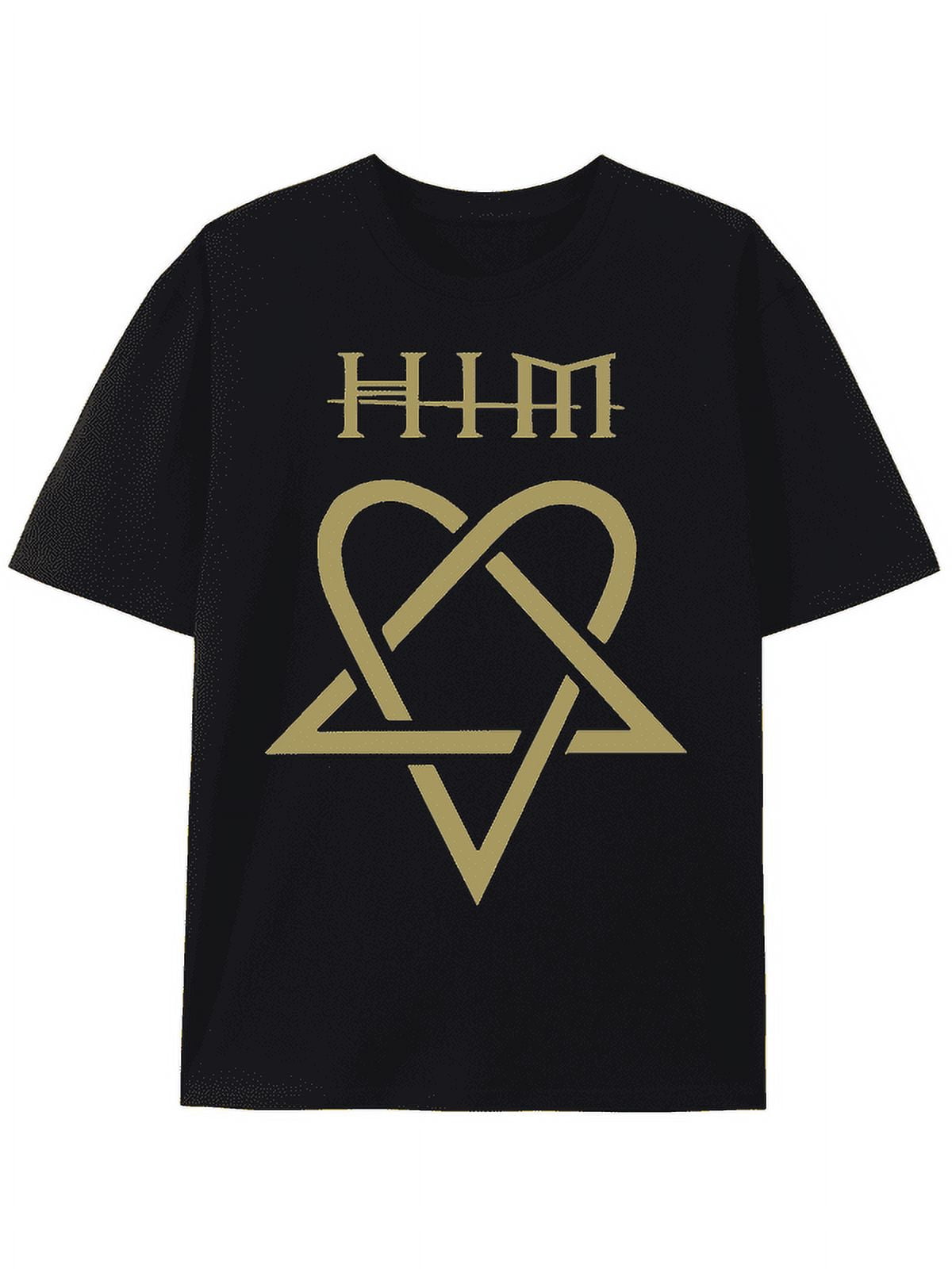 Him Ville Valo Band - Camiseta con corazón en blanco y negro para ...