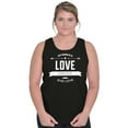 thumbnail image 4 of Love Forever Cute Romantic Valentine Tank Top Tee Shirt Women Brisco Brands S, 4 of 5