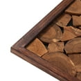 thumbnail image 6 of CONSDAN Wood Wall Decor |USA Grown Hardwood, Rustic Wooden Wall Art, Home Decorations for Living Room and Bedroom Aesthetic, Framed and Ready to Hang, End-Grain, 18" x 18", 6 of 6