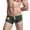 Green, variant on Mens Swim Trunks Stripe Trunks Brand Breathable Nylon Briefs Swimming Swimwear Bathing Suit