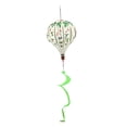 thumbnail image 2 of Molino de viento con forma de globo aerostático, manga de viento giratoria para decoración de porches y jardines. Pájaro beige, 2 of 9