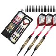 thumbnail image 3 of BESTSKY 3Pcs Darts Copper-Coated Iron Darts for Enhanced Flight Stability,Custom Plastic Darts Tip,Performance-Boosting High-Density Aluminum Dart Flights,Red, 3 of 4