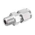 thumbnail image 1 of Unique Bargains Compression Tube Fitting, NPT1/8 Male x Ф1/4 Tube OD with Double Ferrules, 1 of 4