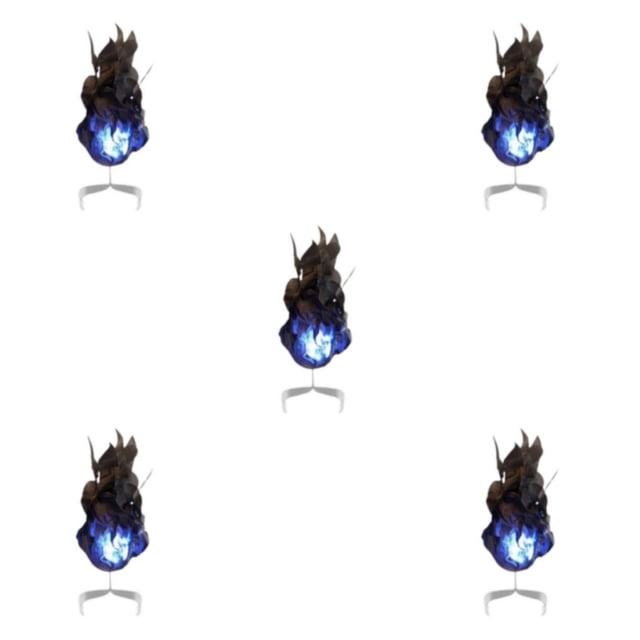 Decodeary Halloween Prop Stunning Effects With Bright LED Lights Party Decor Party black 5Set