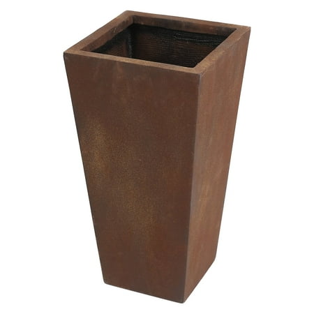 Winsome House Classic Bronze Tall Angled Planter