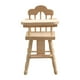 thumbnail image 1 of KAKOWELY Modelo de silla alta, mini casa, silla de bebé, accesorio de madera, adorno de silla alta para bebé, 1 of 4