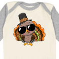 thumbnail image 4 of Inktastic Thanksgiving Turkey Funny Boys or Girls Long Sleeve Baby Bodysuit, 4 of 5