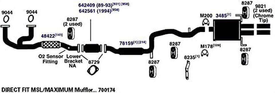 AP EXHAUST 8729 GASKET Fits select: 2009-2013 INFINITI G37, 2007-2008 INFINITI G35