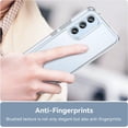thumbnail image 3 of Case for Samsung Galaxy A34 5G Phone Case Slim Dropproof [Defend from Drop/Scratch/Slip/Fingerprint] Clear Acrylic Hard Back Soft TPU Bumper Hybrid Phone Case for A34 5G-Crystal Clear, 3 of 16