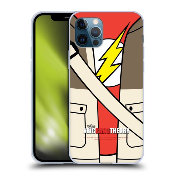 Head Case Designs Officially Licensed The Big Bang Theory Iconic Shirts Sheldon Soft Gel Case Compatible with Apple iPhone 12 / iPhone 12 Pro