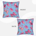 thumbnail image 3 of Bingfone Girl Butterfly Linen Throw Pillow Covers Cushion Case Pocket Button Vintage Farmhouse Pillowcase For Sofa Couch Bed 20"X20", 3 of 9
