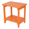 thumbnail image 2 of Shine Company Rectangular Side Table - Tangerine, 2 of 5