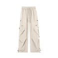 thumbnail image 2 of Men's Versatile Breathable Outdoor Hiking Pants, Quick-Dry Lightweight Cargo Pants with Pockets for Travel, Fishing and Spring Adventures,Beige,L, 2 of 7