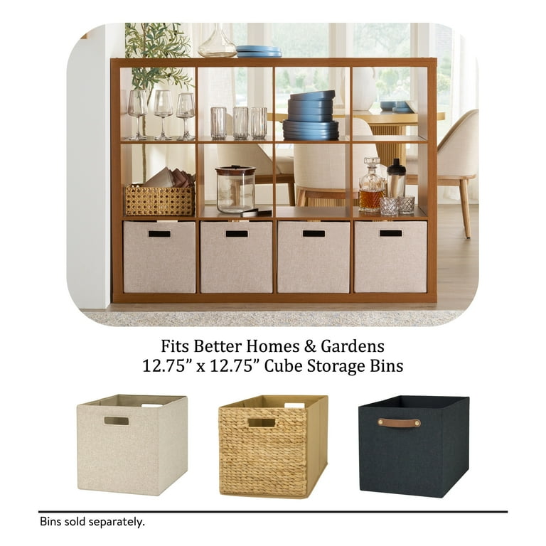 Better Homes & Gardens 12 Cube Storage Organizer, Acorn - Walmart.com