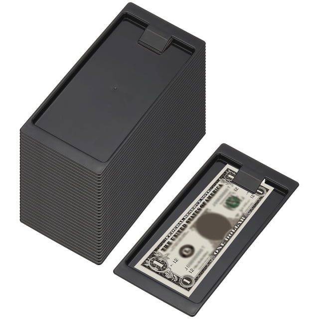 Uxcell Check Holders, Plastic Tip Trays, Restaurant Check Presenters, 32 Pack