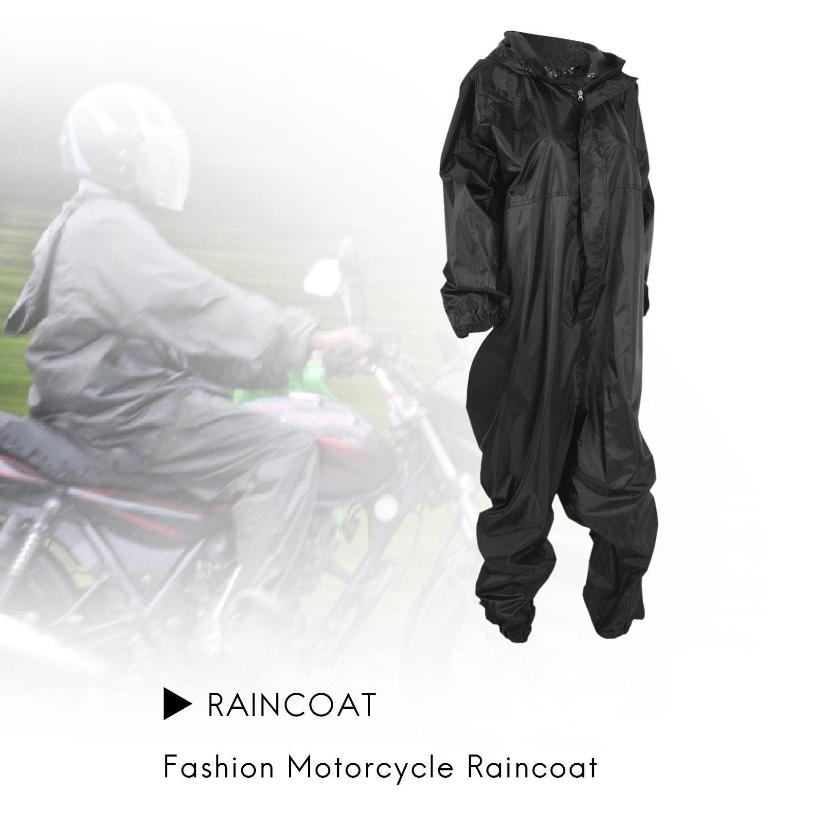 Combinaison De Pluie Moto Homme - Imperméable Coupe-vent Réfléchissante, Pour Rando, Pêche