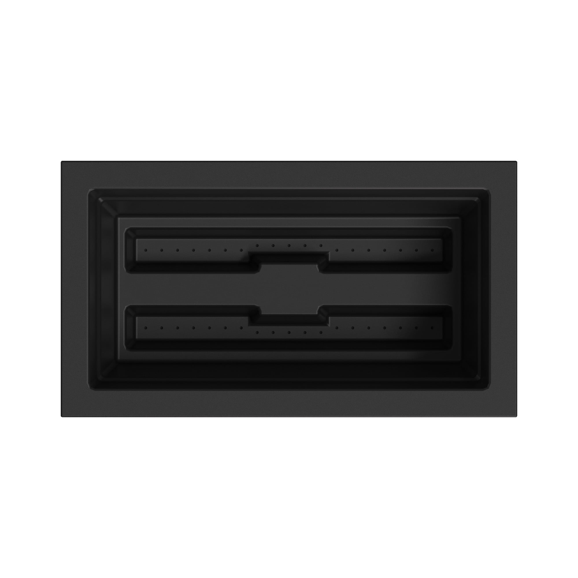 Mayne Fairfield 36" x 20" x 20" Rectangle Black Self Watering Plastic Planter