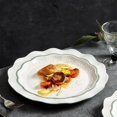 thumbnail image 4 of 8.3 Inch /10.5 Inch Personalized Flower Vegetable Plate Salad Deep Dish Round Ceramic Plate Tableware, 4 of 5