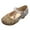 Gold, variant on EnJoCho Fashion Summer Children Sandals Girls Fashion Golden Shoes Low Heel Buckle Shiny Pearl Sequins Dress Dance Shoes Toddler Kids Cute Shoes