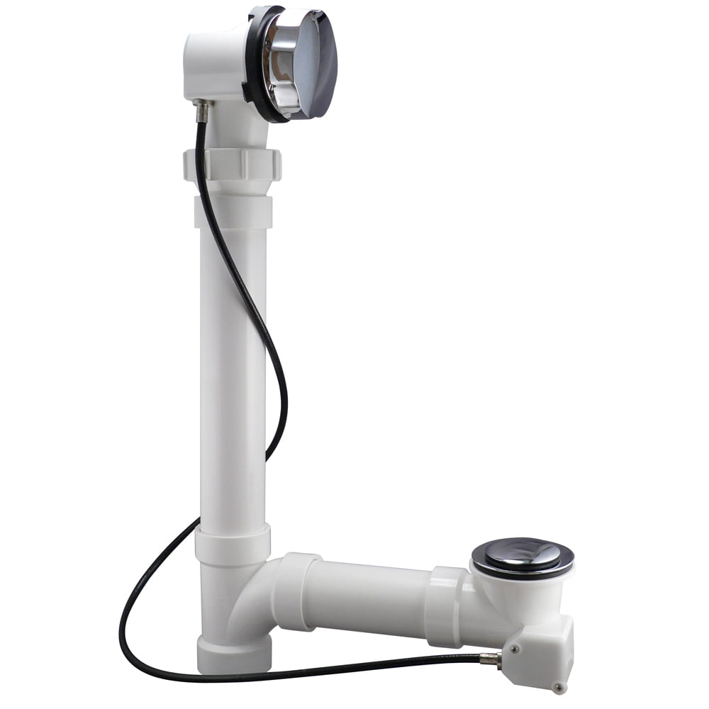 Keeney 645PVC Cable Driven Bath Drain 1.5in. SCH. 40 PVC, Polished