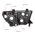 thumbnail image 2 of NUVISION for 07-13 Toyota Tundra 08-17 Sequoia Black Housing Clear Corner Headlights, 2 of 8