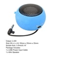 thumbnail image 4 of Desheus Mini Portable Speaker Multifunction Super Bass Plug-in Mobile Phone Speaker Line-in Speaker with Clear Bass 3.5mm Audio Interface Mini Portable Hamburger Speaker(Purple), 4 of 6