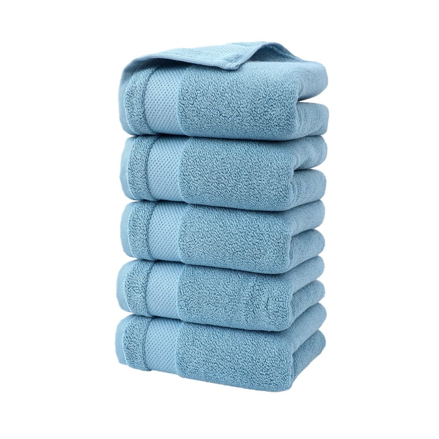 Toallas para Baño 5 Juegos de Toallas de Baño, Juegos de Toallas Absorbentes Gruesas Y Suaves, 5 Toallas de Regalo para Lavar la Cara Del Hogar