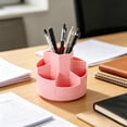 thumbnail image 7 of Dvumao Rotating Pen Holder, Multi Compartment Desk Organizer for Office, Desktop Storage Box for Stationery and Makeup Brushes, 7 of 7