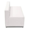 thumbnail image 4 of Flash Furniture Leather Loveseat,White ZB-803-LS-WH-GG, 4 of 6