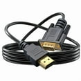 thumbnail image 5 of HDMI to VGA Cable HDMI to VGA Adapter Gold Plated Connectors Cord for Computer Monitor Projector HDTV Plugs and Play, 5 of 9