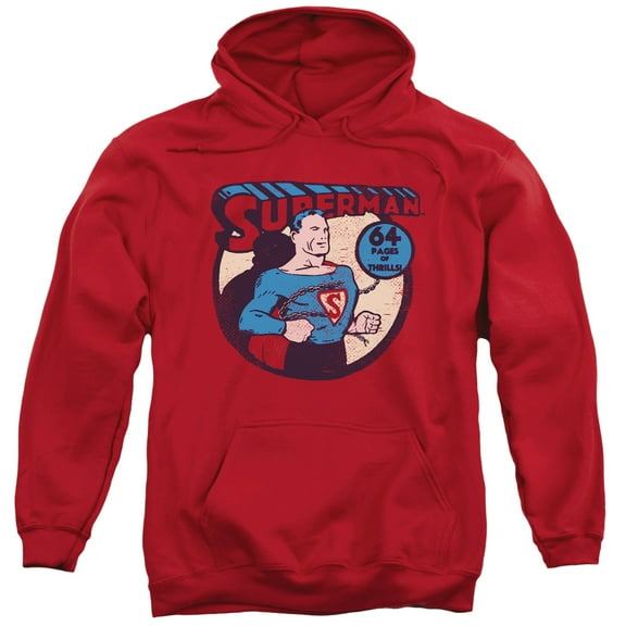 Dc - Superman 64 - Pull-Over Hoodie - Medium